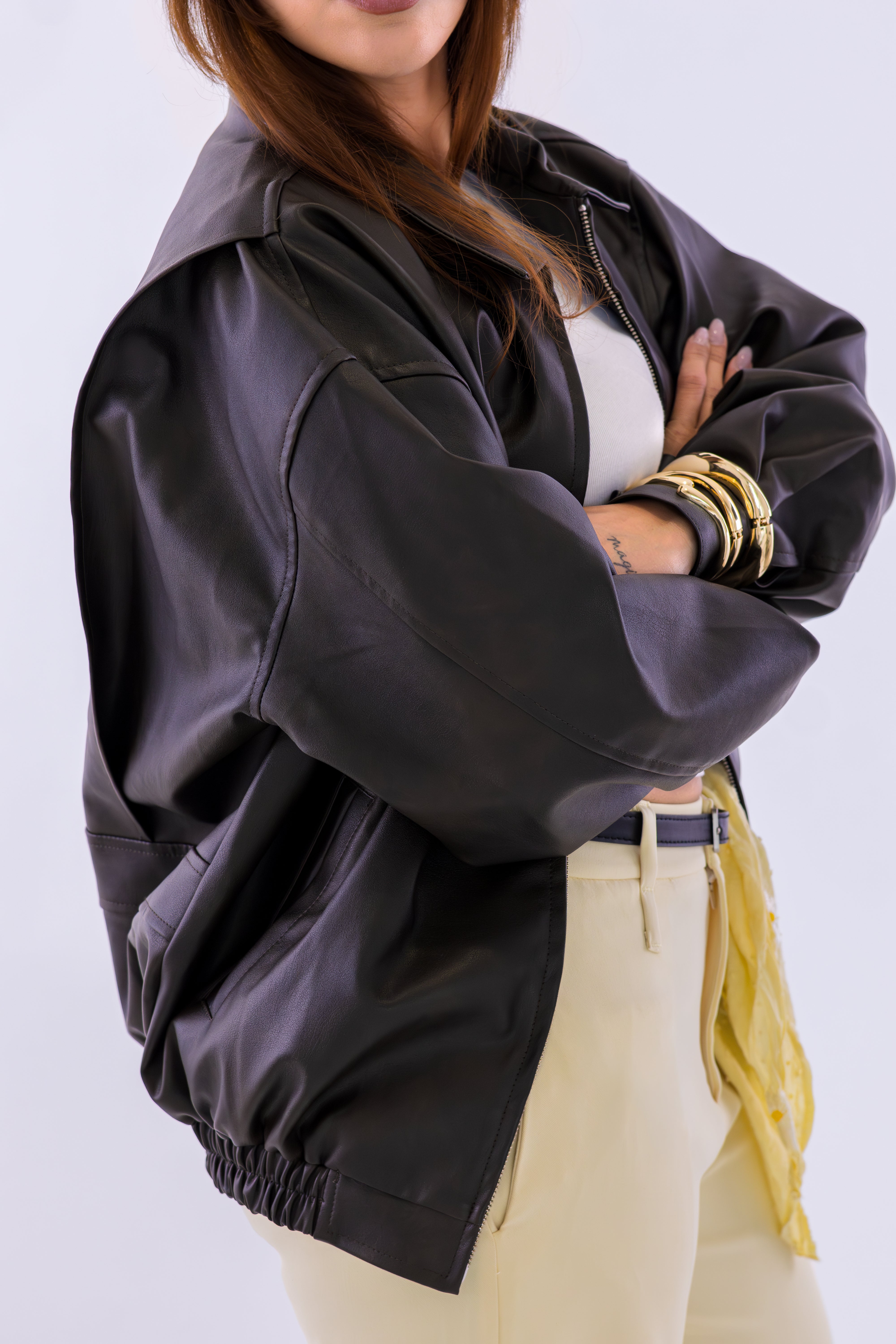 The Soho Faux Leather Jacket | The Essentials